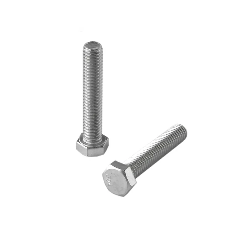 304 Stainless Steel American Full Thread External Hexagon Bolt
