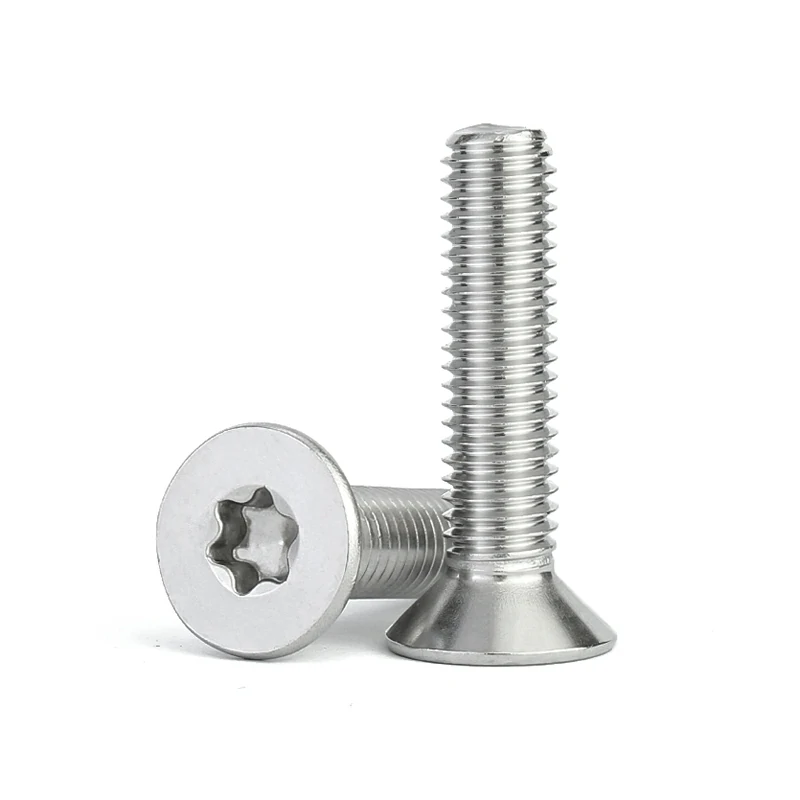 304 Stainless Steel Countersunk/Flat Head Internal Plum Screws