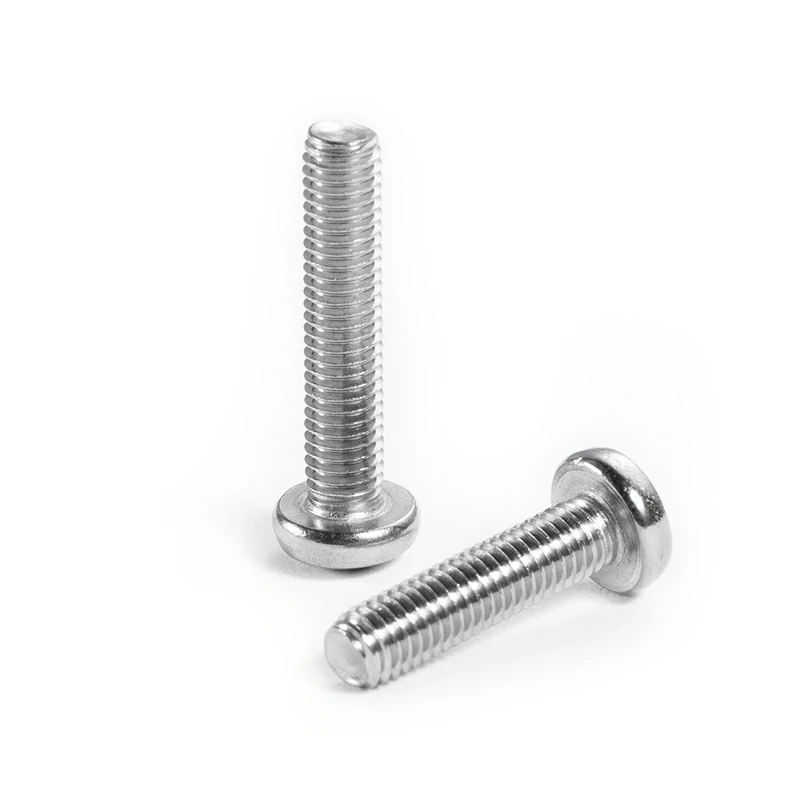 304 Stainless Steel Cross Slot Pan Head Machine Screws