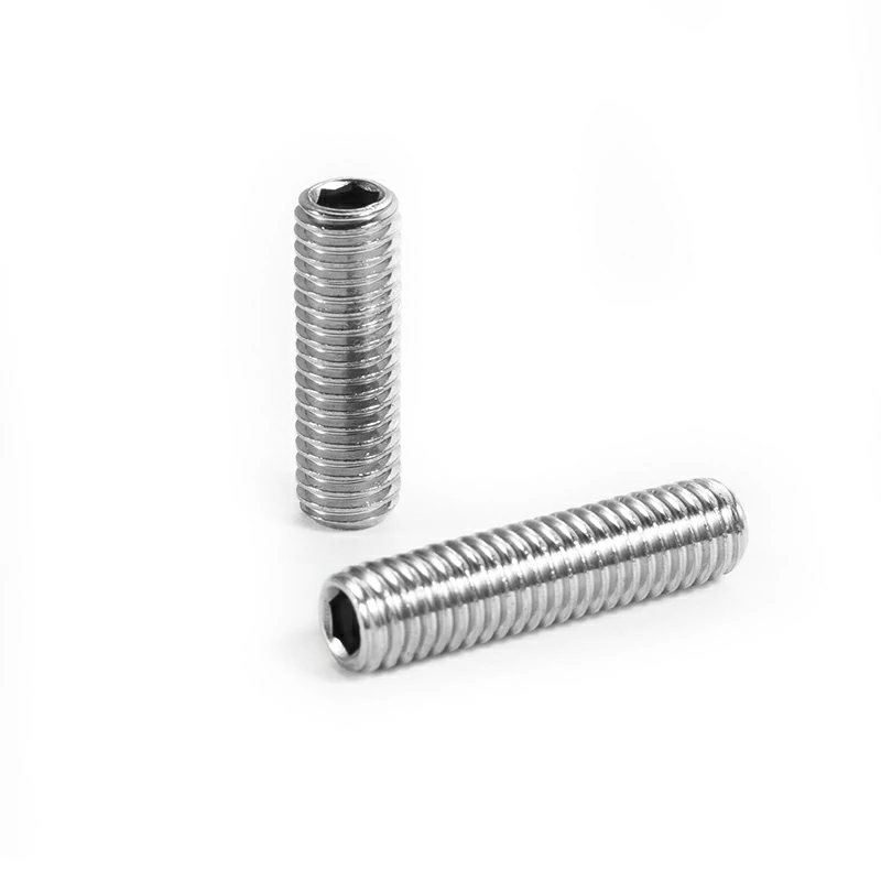 304 Stainless Steel DIN913 Hexagon Flat End Screw 5/6mm