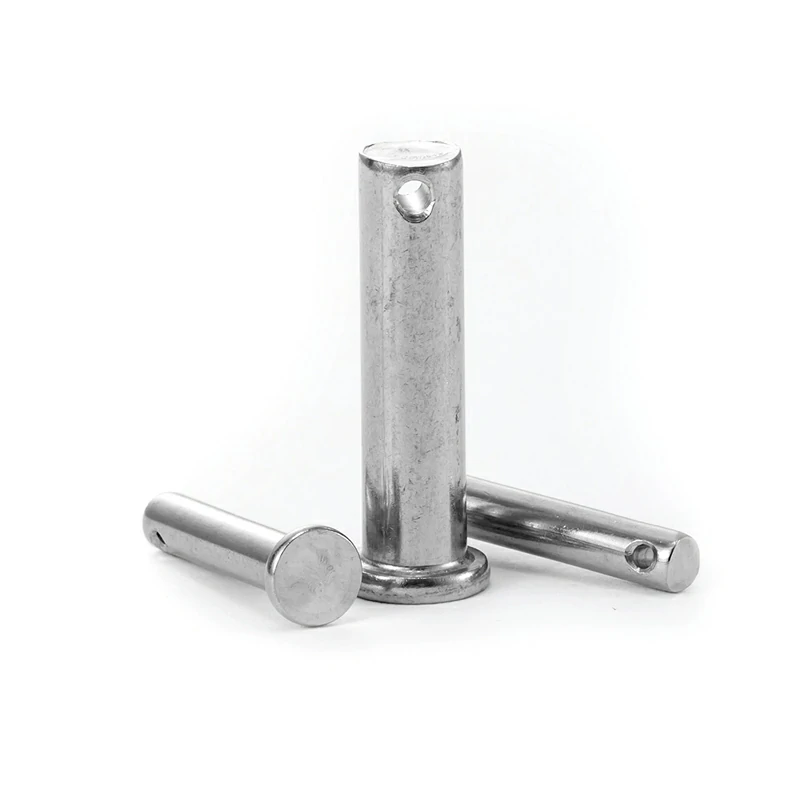 304 Stainless Steel Flat Head Cylindrical Pin With Hole