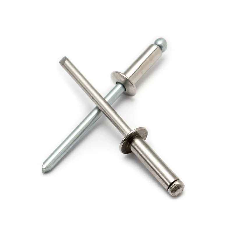 304 Stainless Steel GB12618.4 All Steel Open-Mouth Oval Head Core-Pulling Rivet