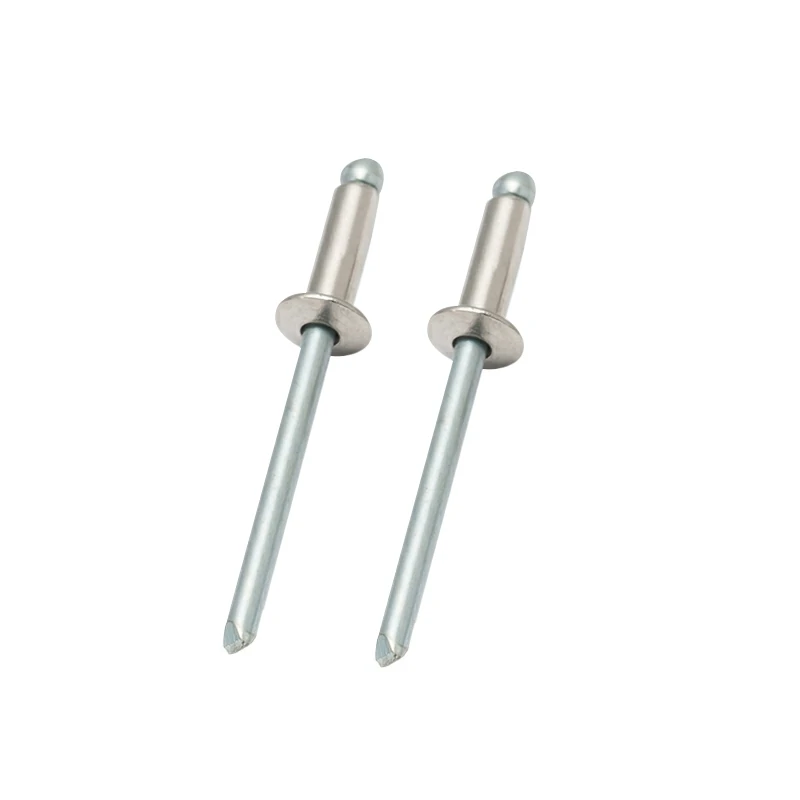 304 Stainless Steel GB12618 Semi-Steel Open-Mouth Oval Head Core-Pulling Rivet
