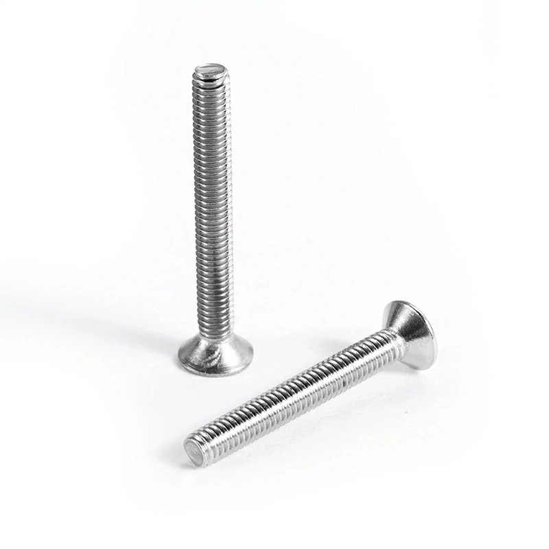 304 Stainless Steel GB819 Cross Recessed Countersunk Head Machine Screws