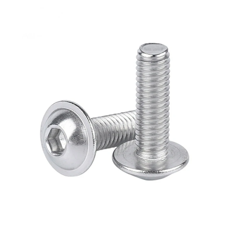 304 Stainless Steel Round Head with Cushion Hex Head Screws