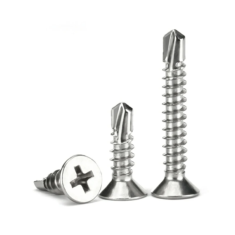 316 Stainless Steel Cross Countersunk Head Drilling Screws