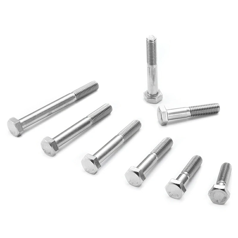 316L Stainless A4-70 Outer Hexagonal Half-Tooth Bolt