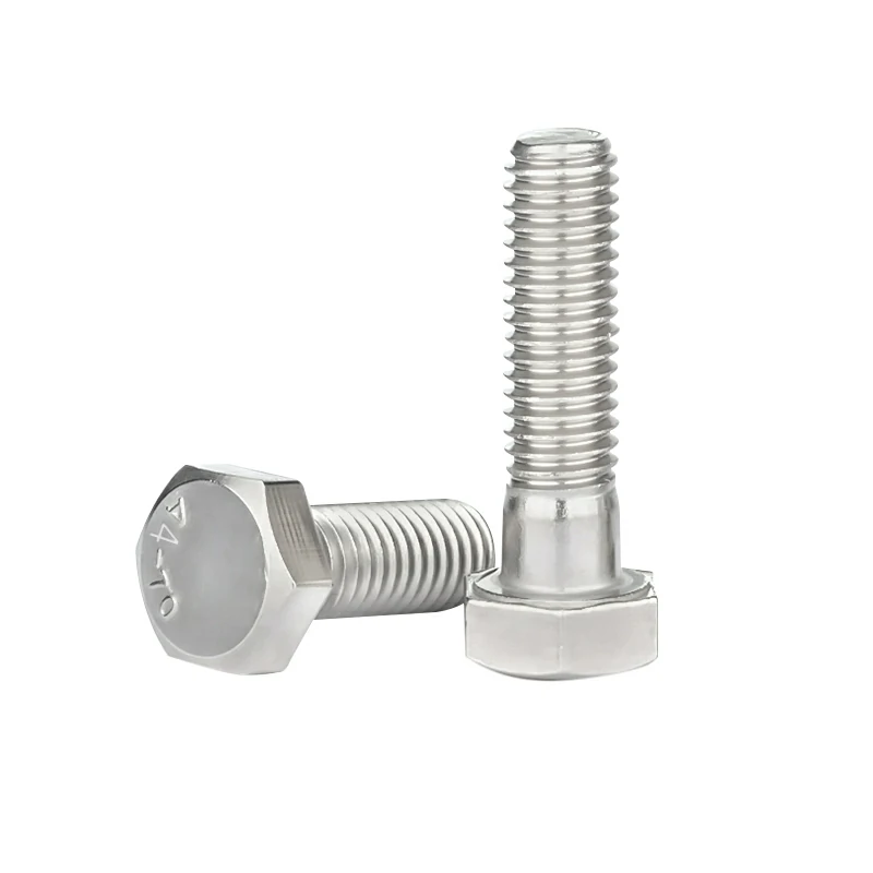 316L Stainless Steel A4-70 Outer Hexagonal Half-Tooth Bolt