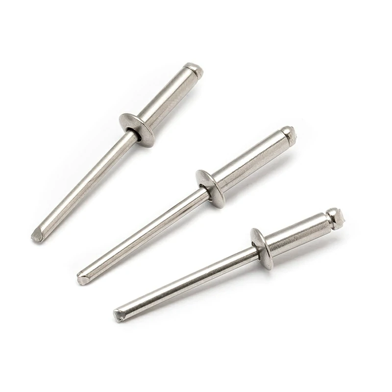 All Steel Open-Mouth Oval Head Core-Pulling Rivet
