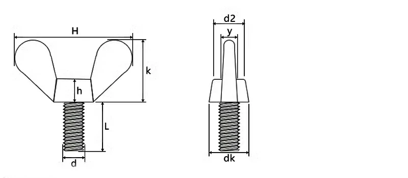 Butterfly Screws Drilling Screws