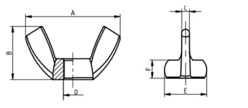 DIN315 Butterfly Nut