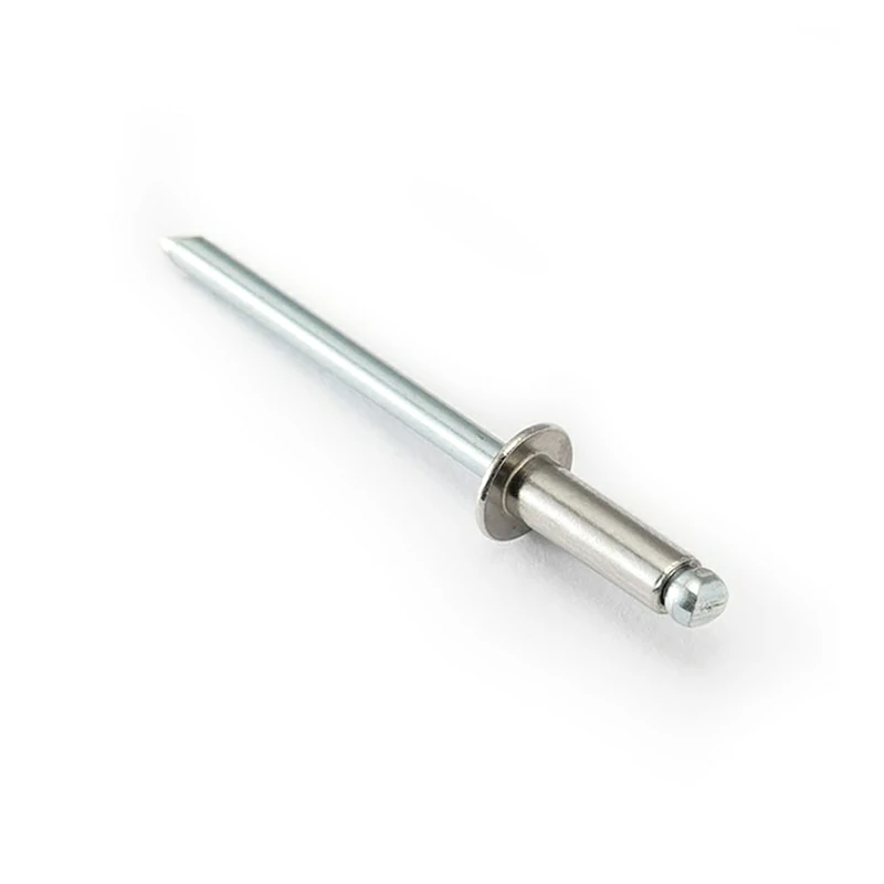 GB12618 Semi-Steel Open-Mouth Oval Head Core-Pulling Rivet