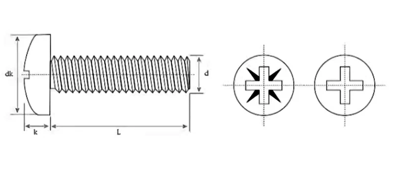 Head Machine Screws