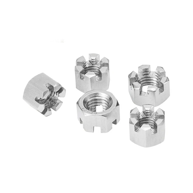 Hexagon Slotted Nuts