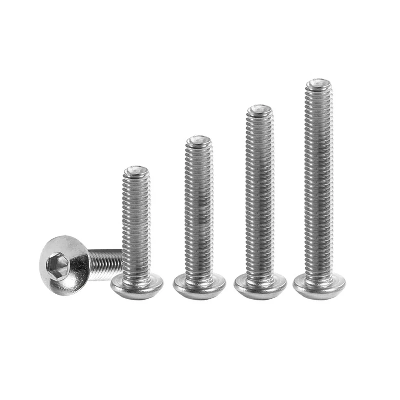 Hexagonal Pan Head/Flat Round Head Full Thread Screws