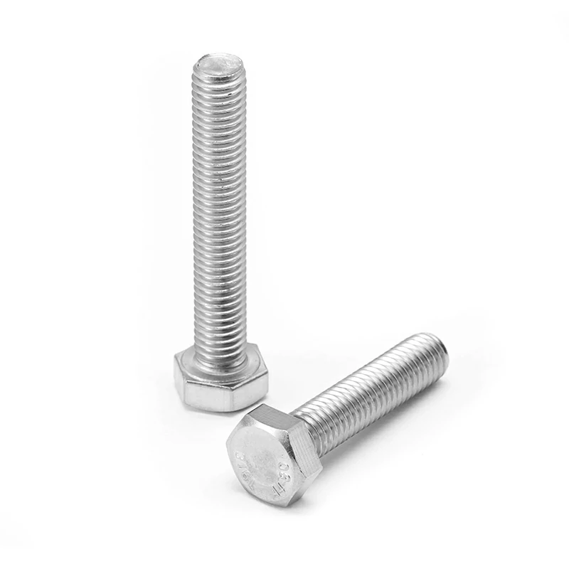 316L Stainless Steel DIN933 Outer Hexagon Bolt A4-80