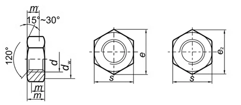 2205 Duplex Stainless Steel DIN934 Hexagonal Nut and Nut Sheet