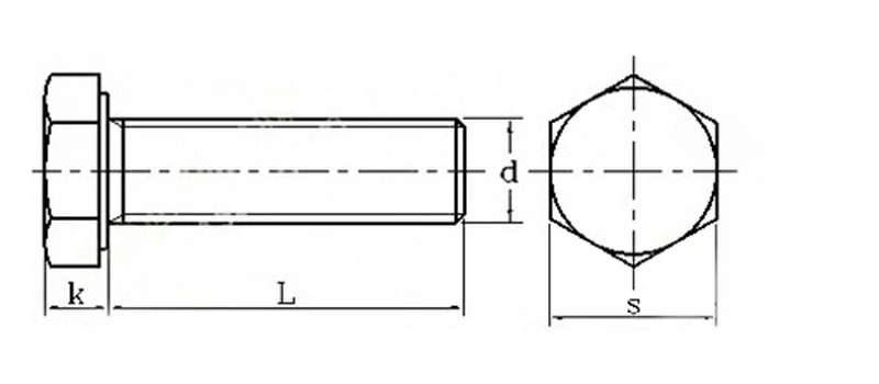 2507 Duplex Stainless Steel External DIN933 Hexagonal Bolt Sheet