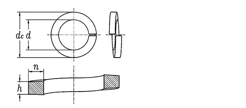 304/316 Stainless Steel American Standard Spring Washer Sheet