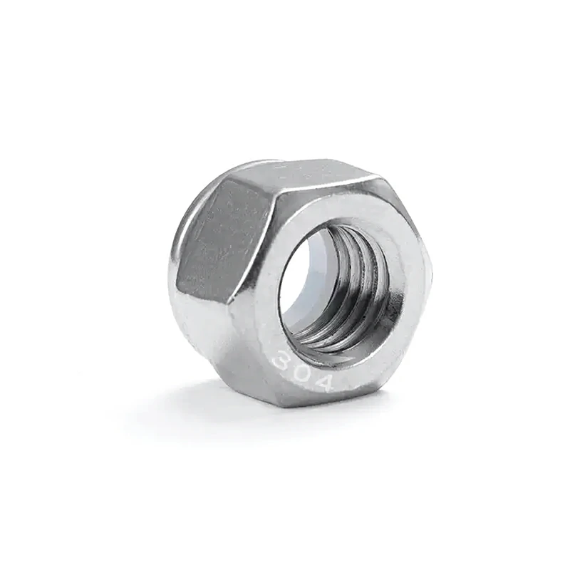 American Hexagonal Nylon Lock Nuts Made of 304/316