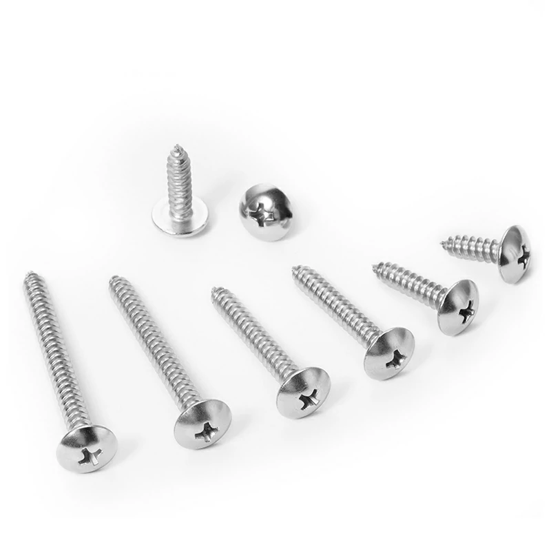 Cross-Groove Large Flat Head Self-Tapping Screw