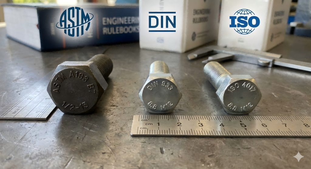 ASTM vs DIN vs ISO Fastener Standards: A Global Guide