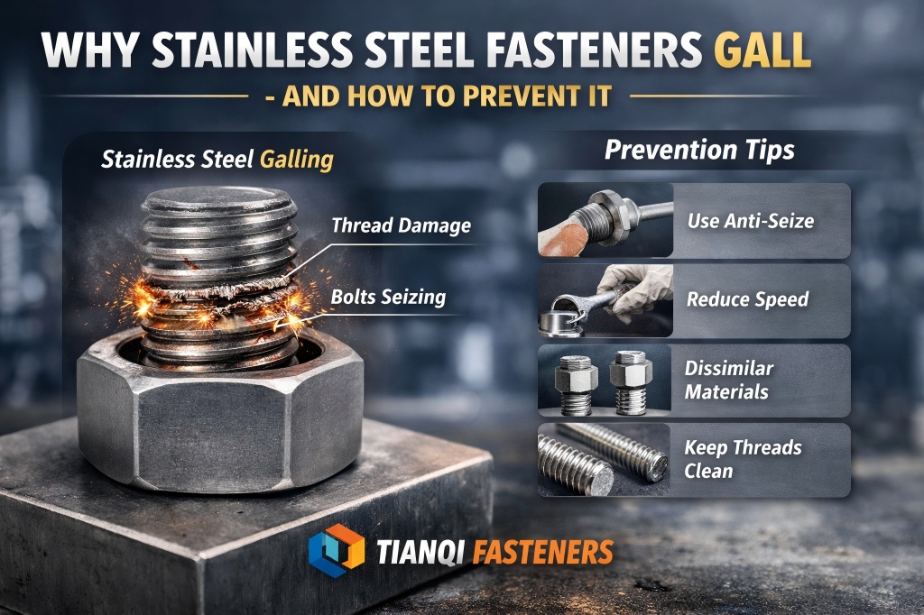 Why Stainless Steel Fasteners Gall – and How to Prevent It