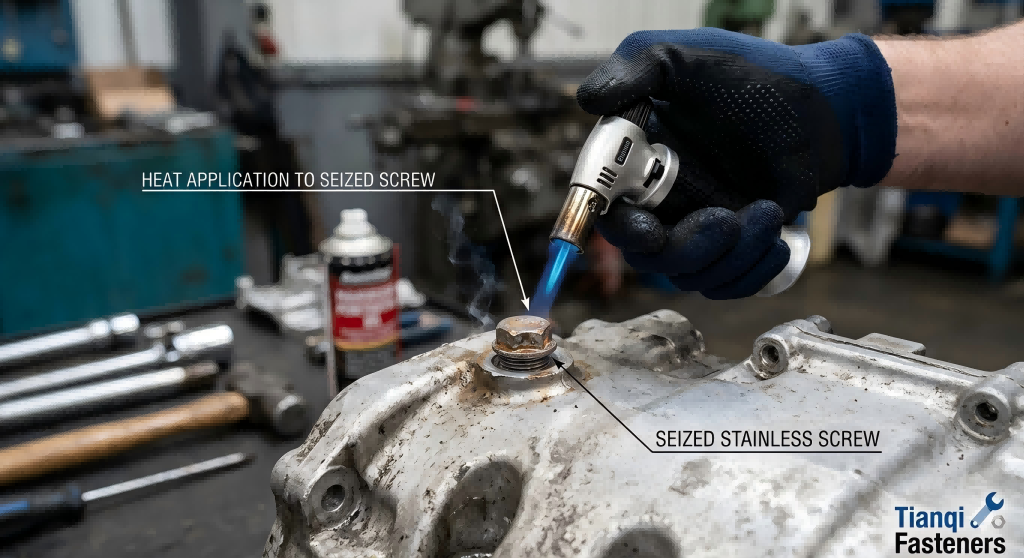 How to Remove Seized Stainless Screws