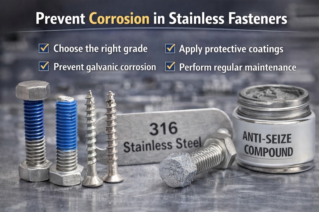 How to Prevent Corrosion in Stainless Fasteners: A Practical Guide