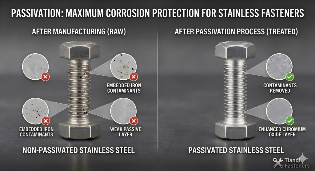 What Is Passivation in Stainless Fasteners?