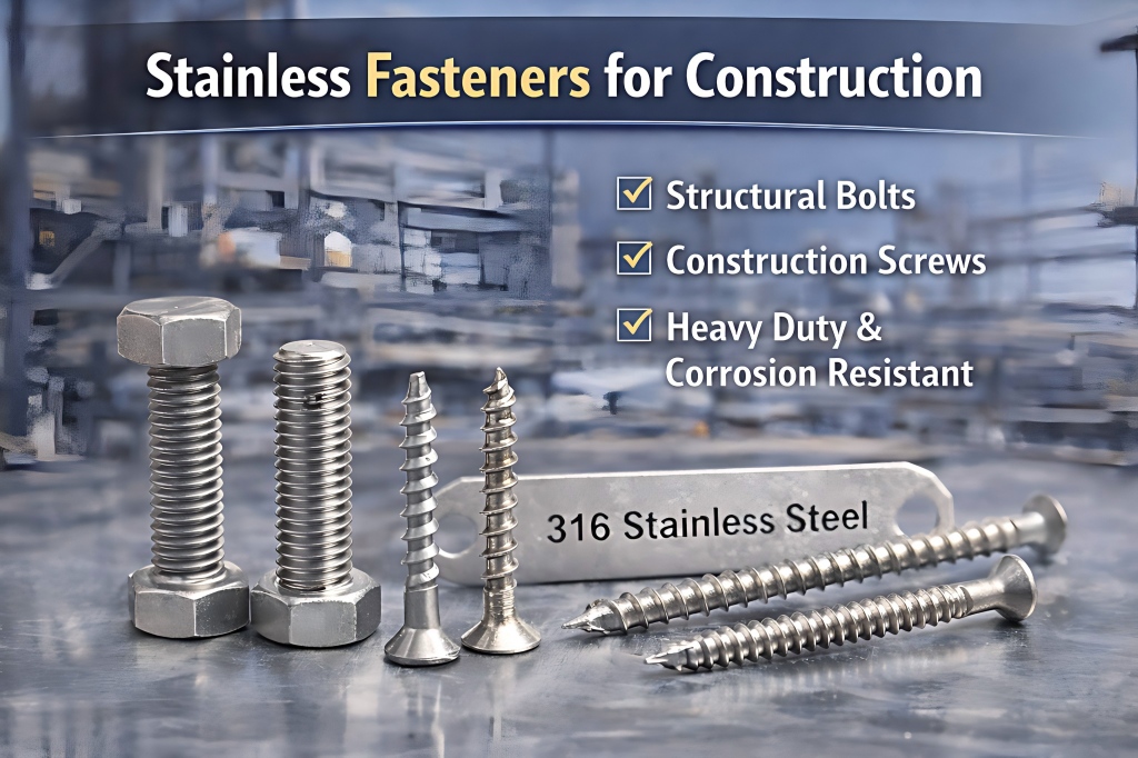 Stainless Steel Fasteners for Construction and Structural Projects