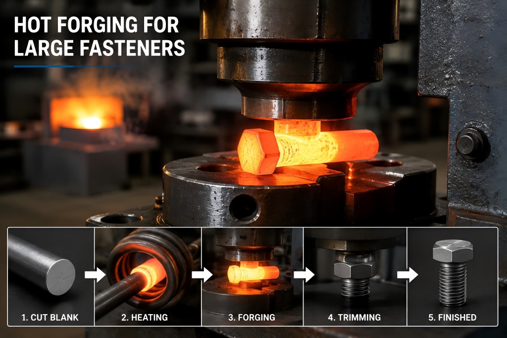 Hot Forging for Large Fasteners
