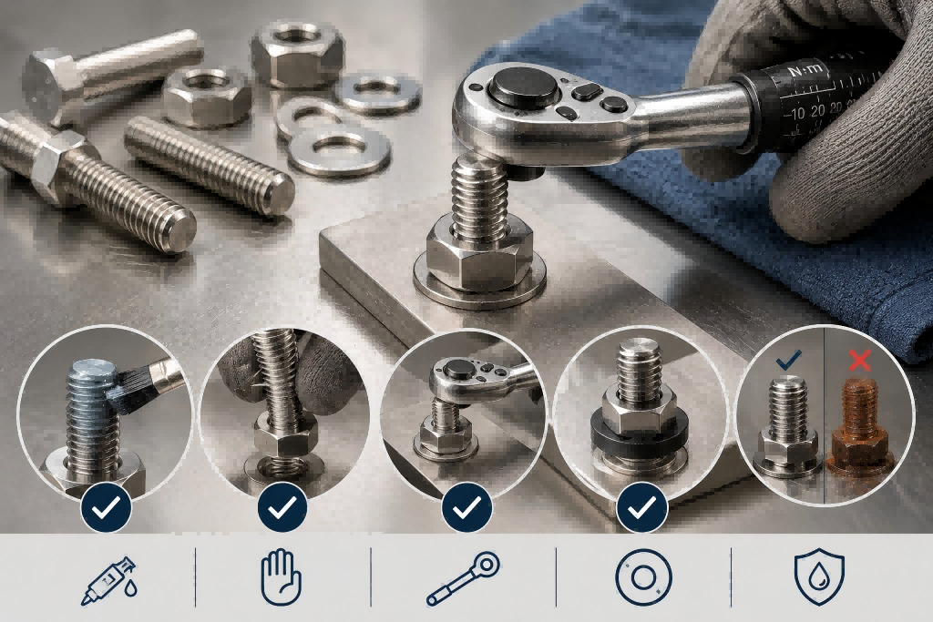 Common Installation Mistakes with Stainless Steel Fasteners