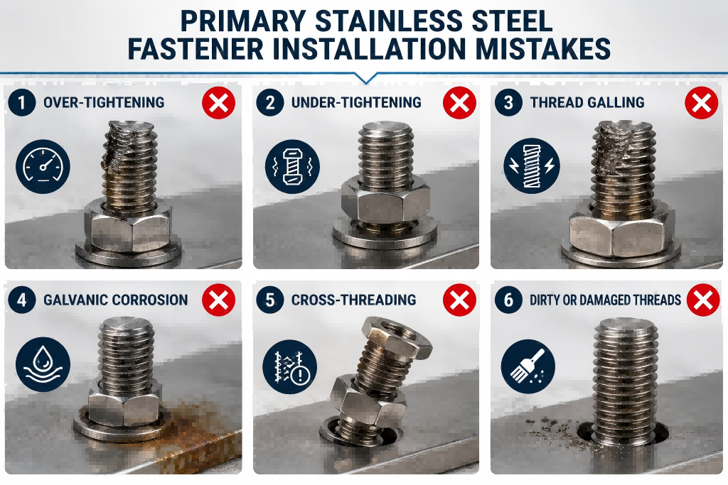 Stainless Steel Fastener Installation Mistakes