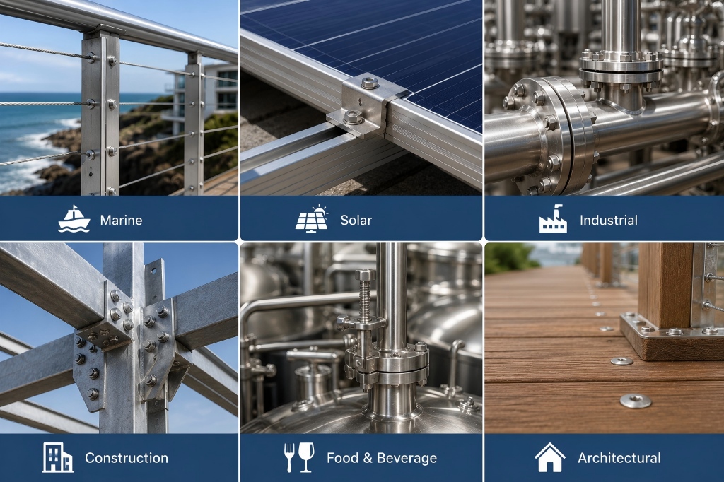 Applications of Stainless Steel Fasteners
